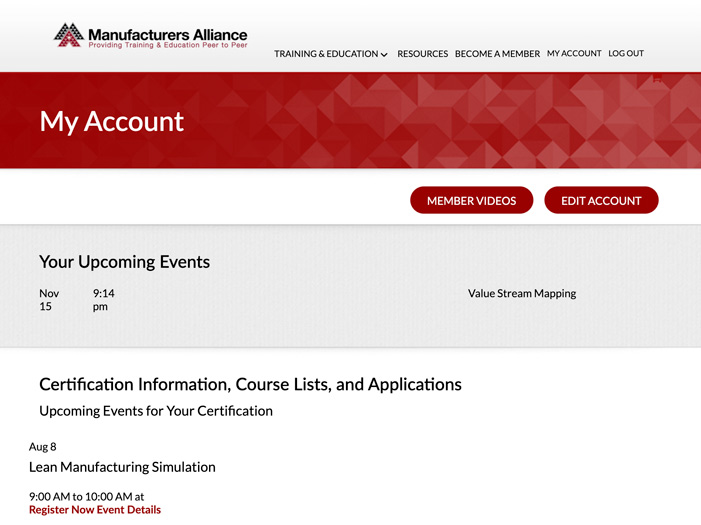 Manufacturers Alliance Drupal development