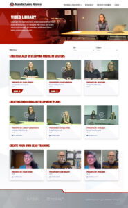 Manufacturers Alliance custom web development