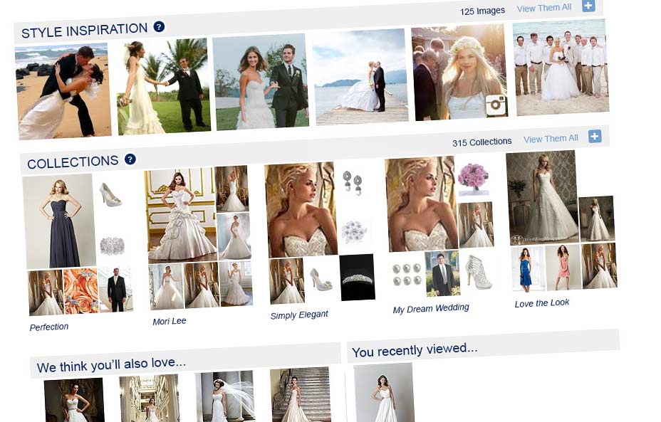 Wedding Shoppe web development