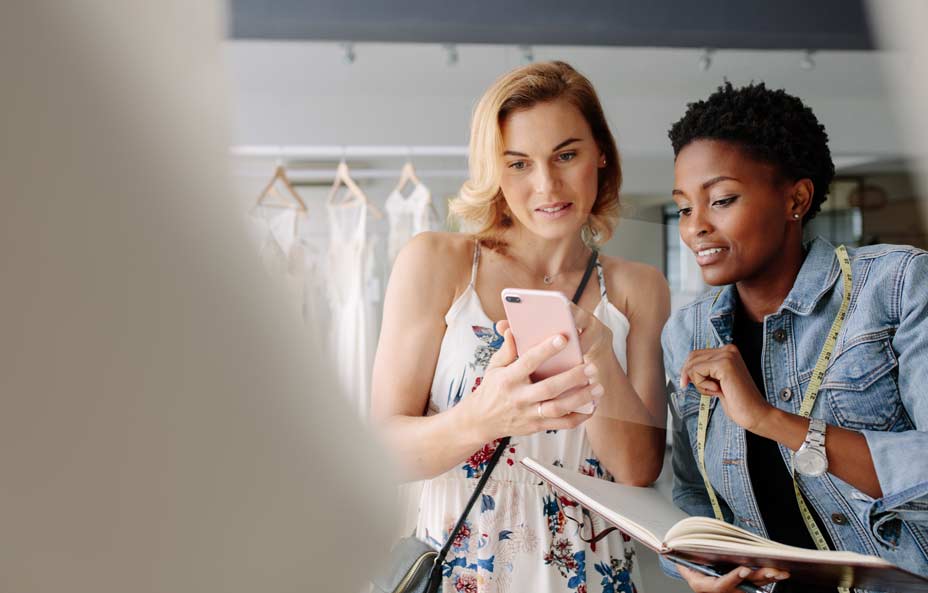 Wedding Shoppe web development